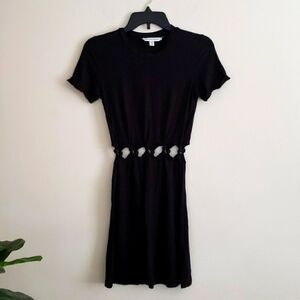 American Eagle boho cutout dress, tee shirt dress, women's size XS